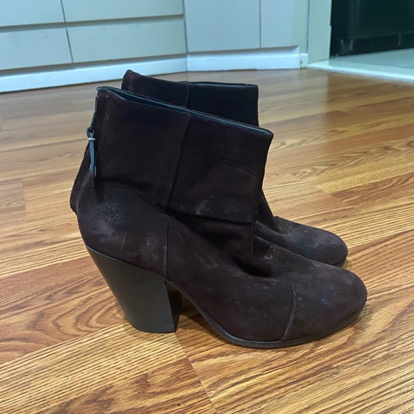 Rag and Bone Suede Booties - Picture 2 of 10